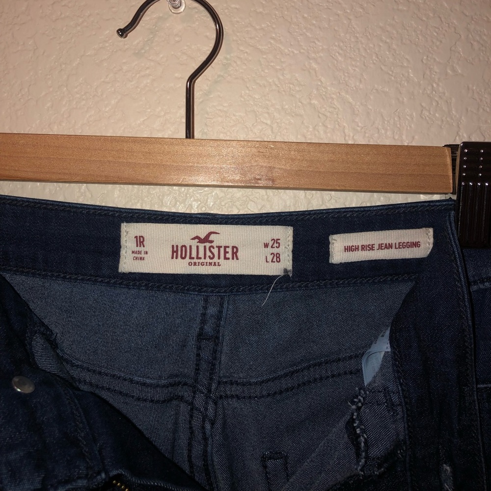 Dark blue jeans